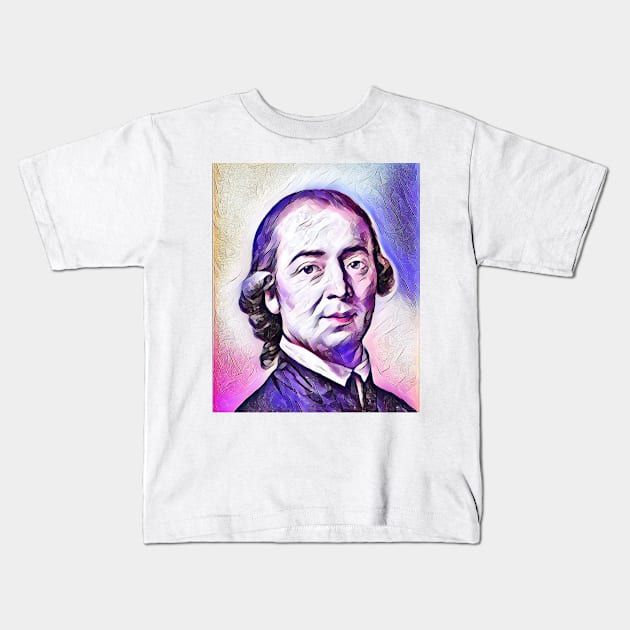 Johann Gottfried Herder Portrait | Johann Gottfried Herder Artwork 8 Kids T-Shirt by JustLit